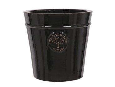 33cm Black Heritage Pot