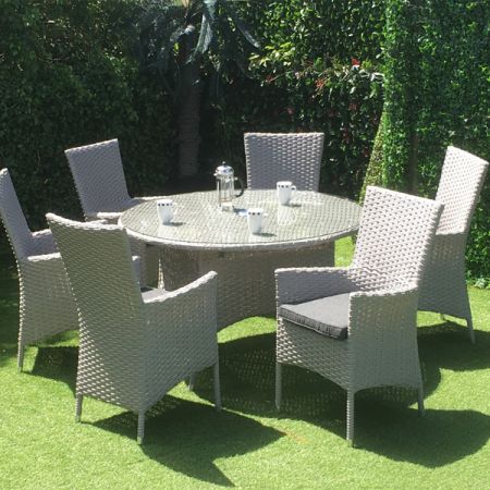 Cadiz 6 person dining set