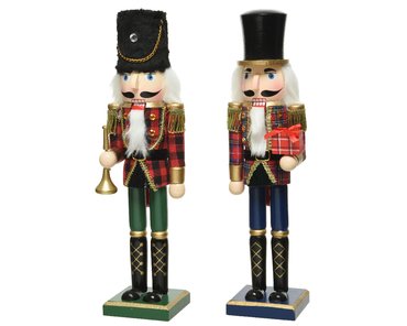 Nutcracker standing decoration 38cm