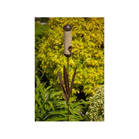 Rustic Reed Seed Garden Border Feeder